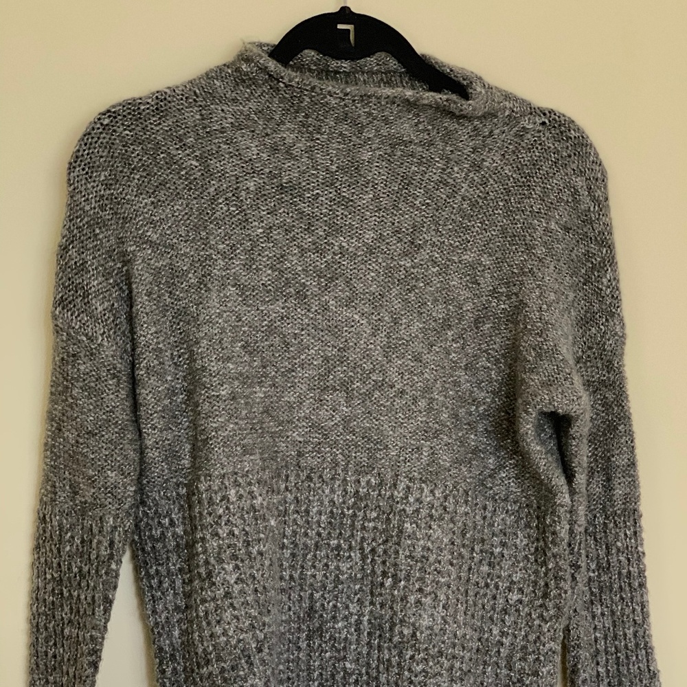 American Eagle Outfitters Gray Cowl Sweater